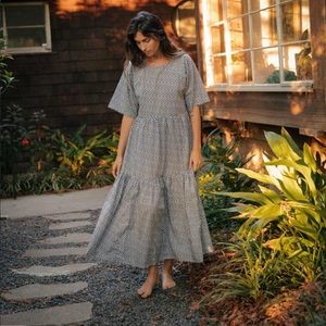 NWT Christy Dawn Theo Dress Cerulean Anemone Field